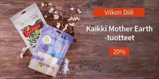 Viikon Diili! Kaikki Mother Earthin tuotteet 20%